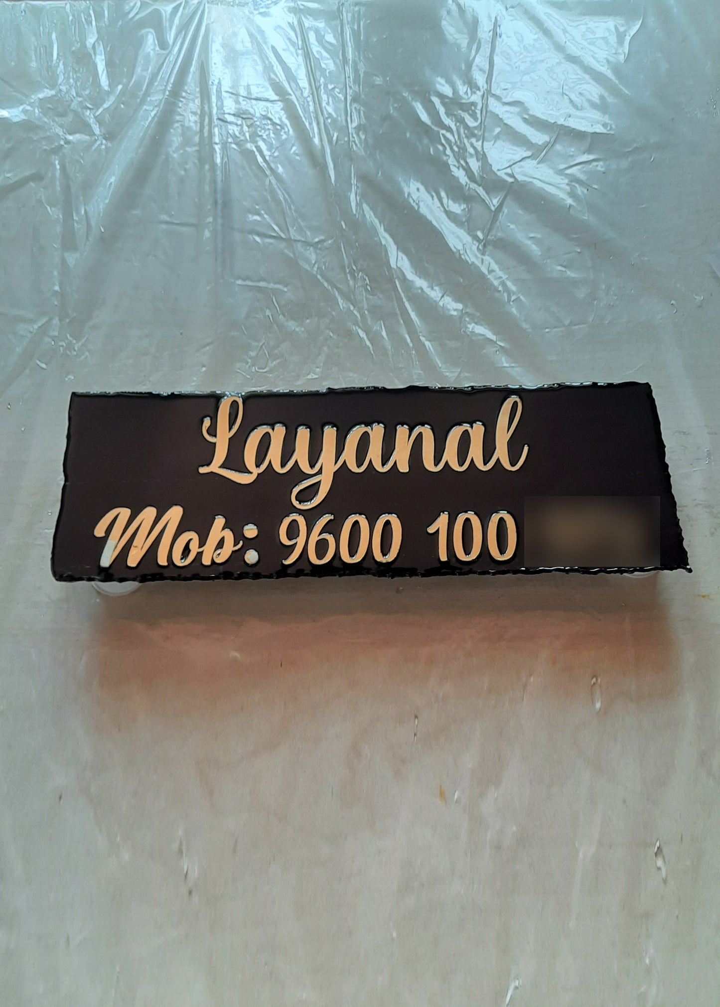 Irregular Rectangular Name board