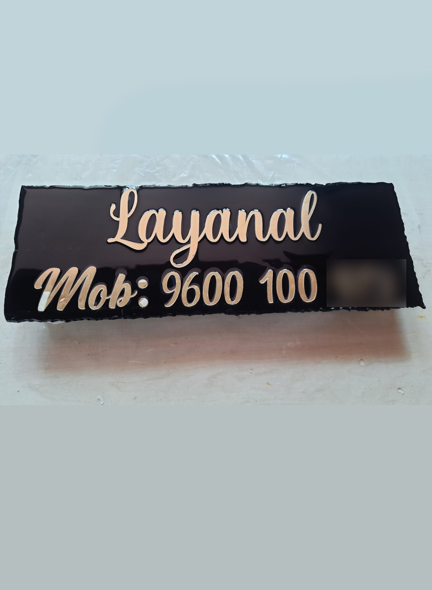 Irregular Rectangular Name board