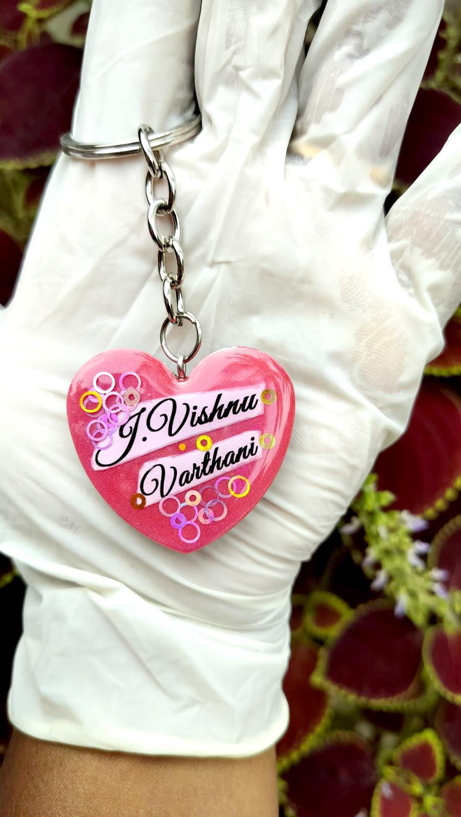 Double side Photo Keychain
