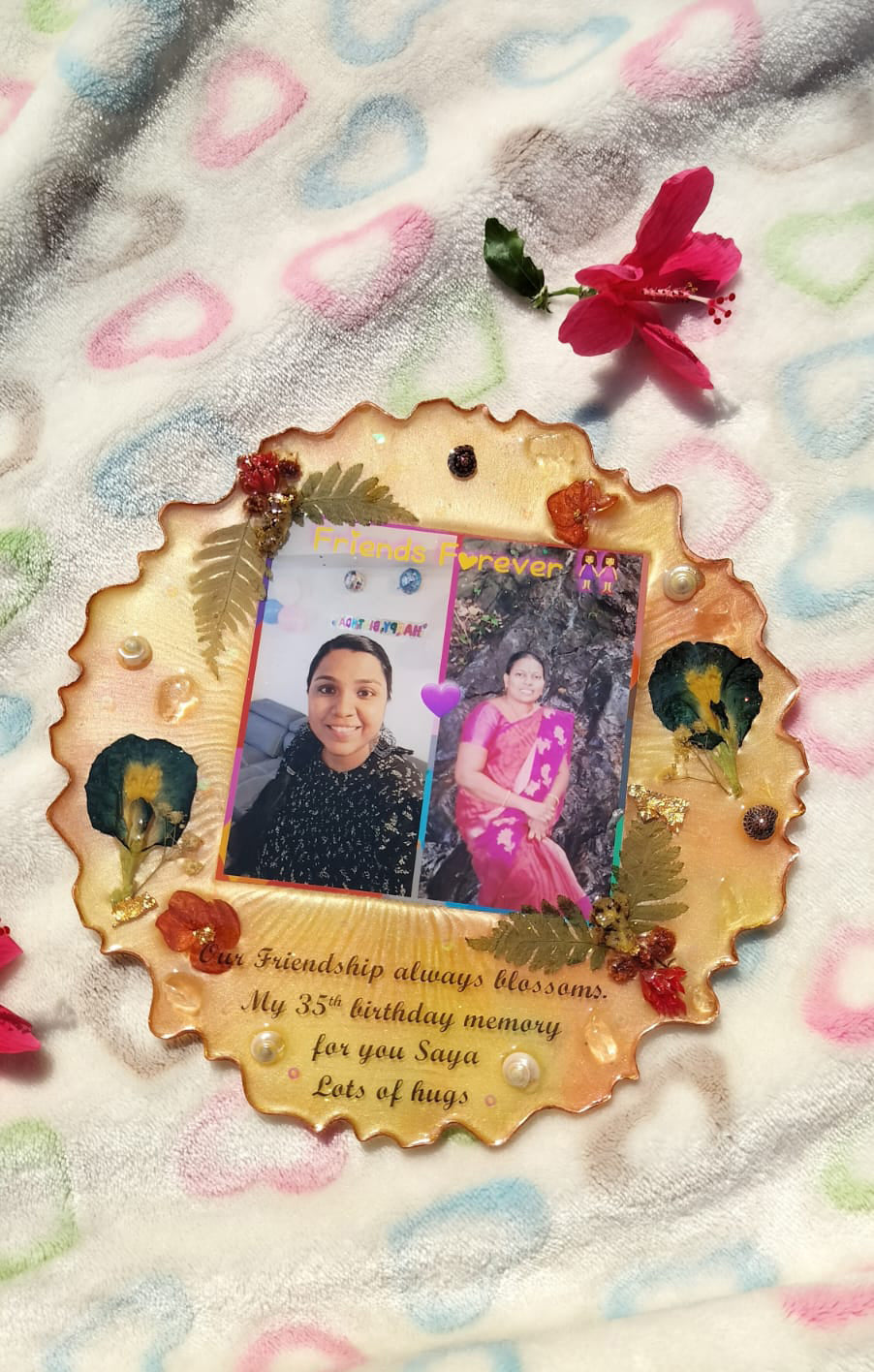 Birthday Frame - Memories of Distance True Friendship