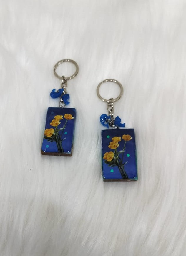 Ocean art key chain