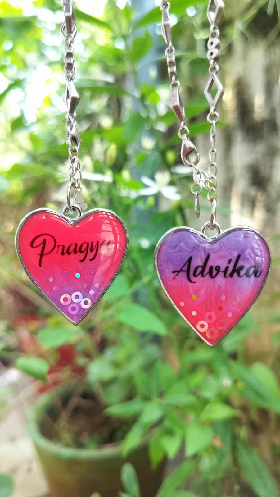 Heart Pendant - special memories - Name