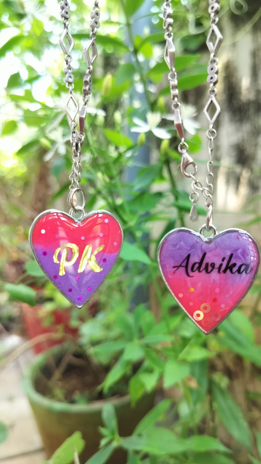 Heart Pendant - special memories - Name