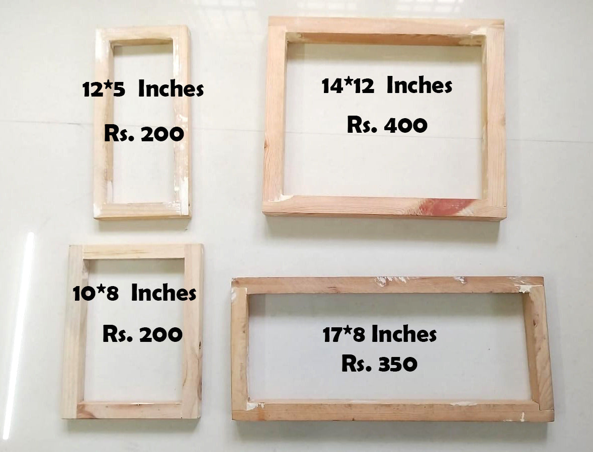 Pine wood frame
