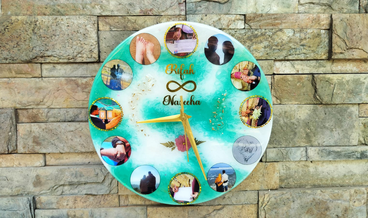 12 inches clock _Marriage Memory