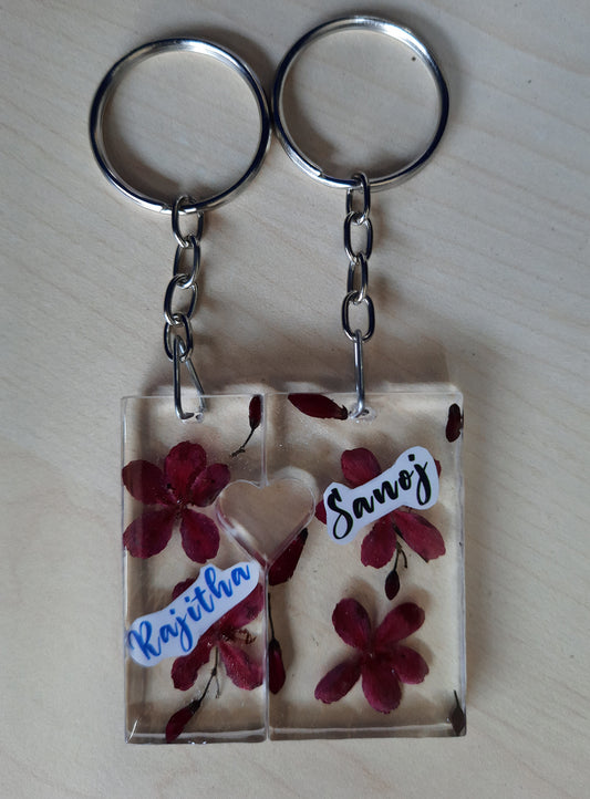 Paired Keychain