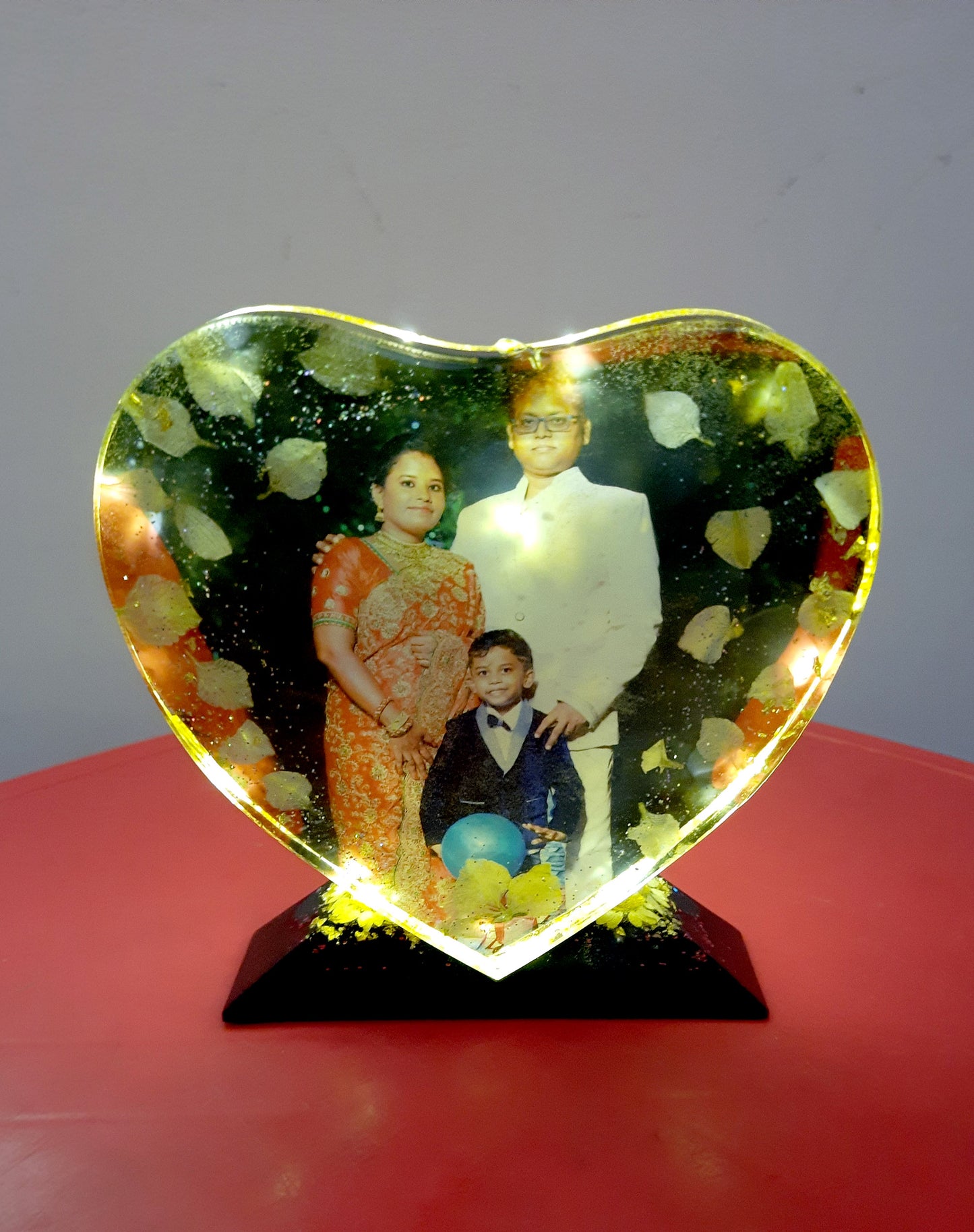 Heart Shape photo Frame with Light