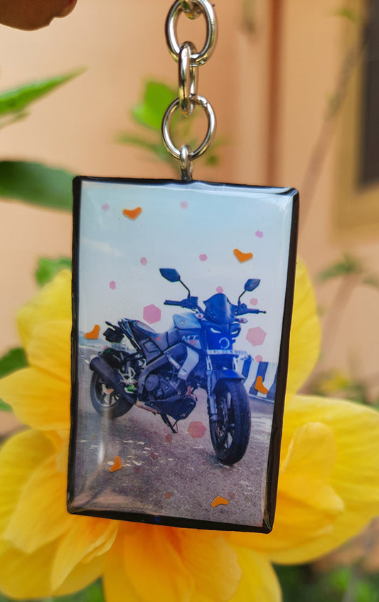Double sided keychain - Bike