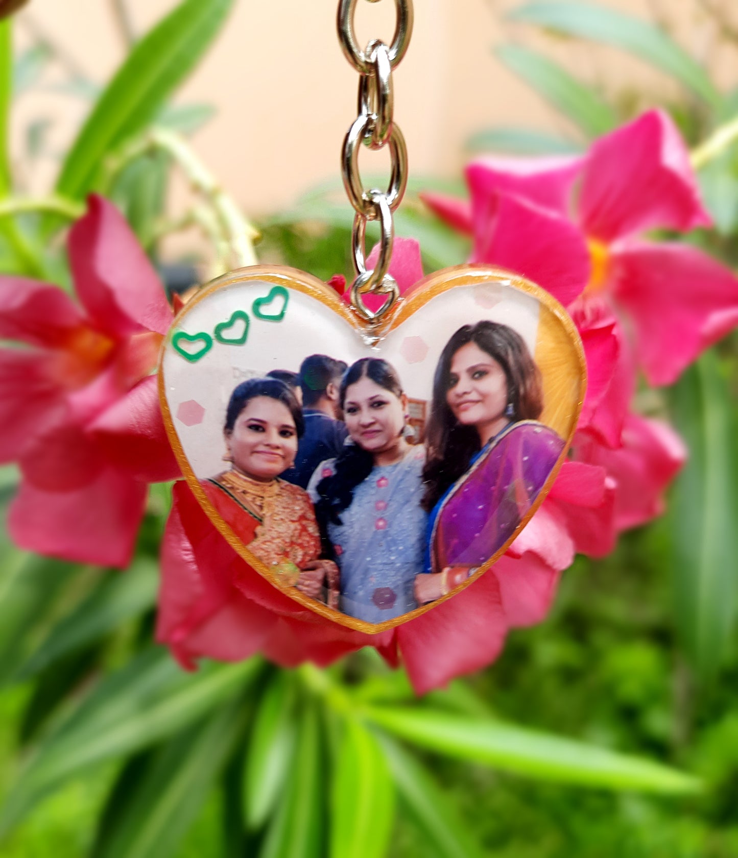 Double side Photo Keychain