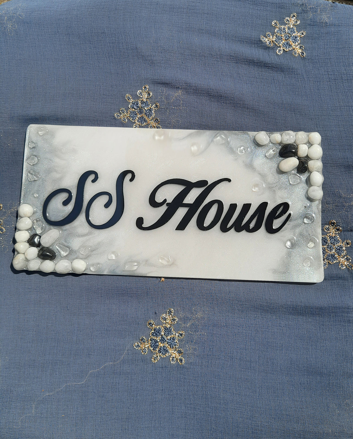 Patterned Boardname Creative Name Board – Sudharts