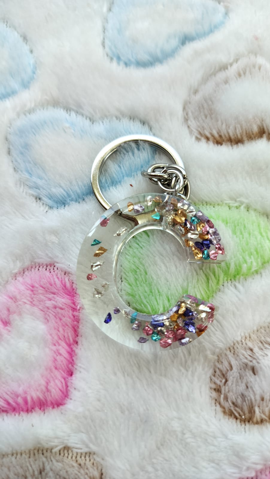 Flower Letter  Keychains