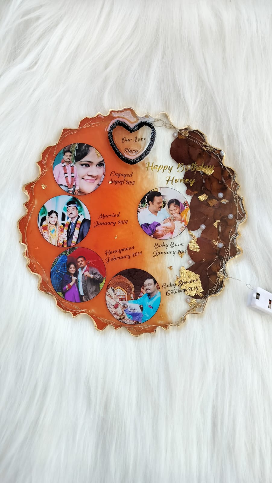 8"Love memory Frame