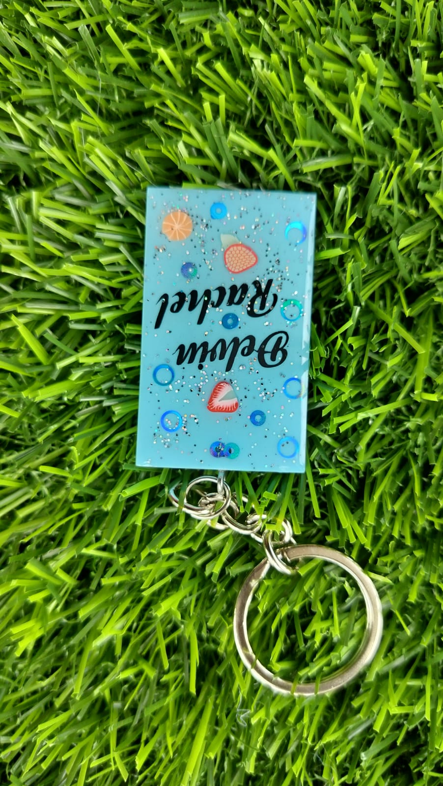 Double Side Keychains - Vinyl text