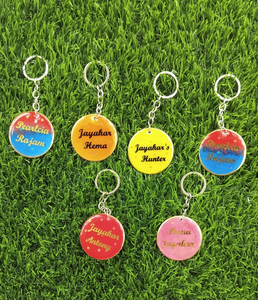 colored key chain