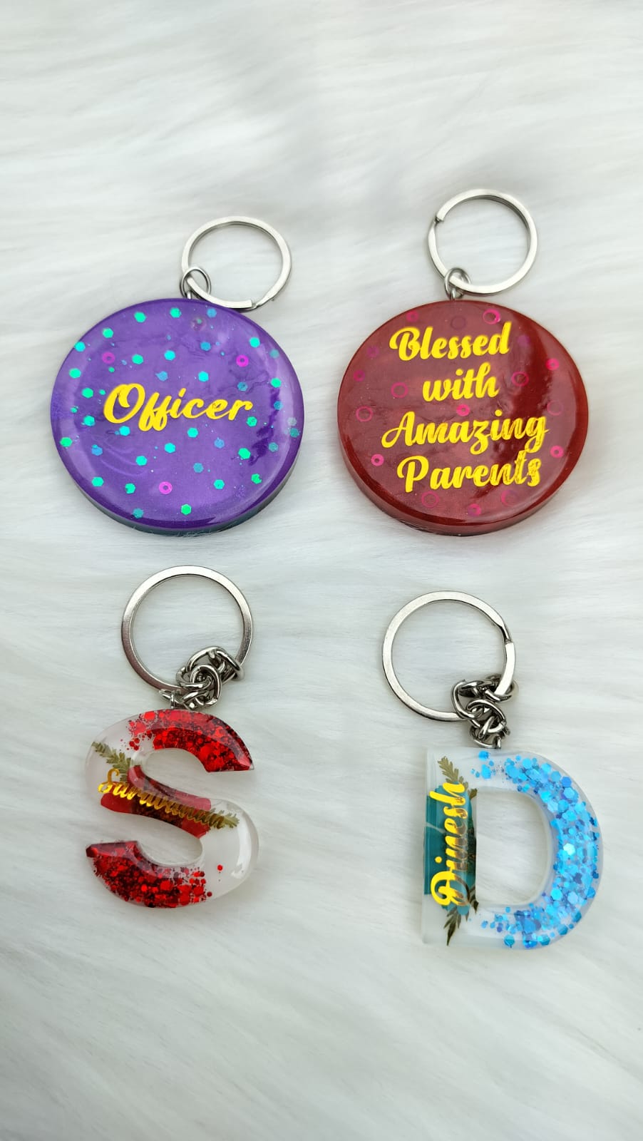 2.5"Key chain Round - Double side set