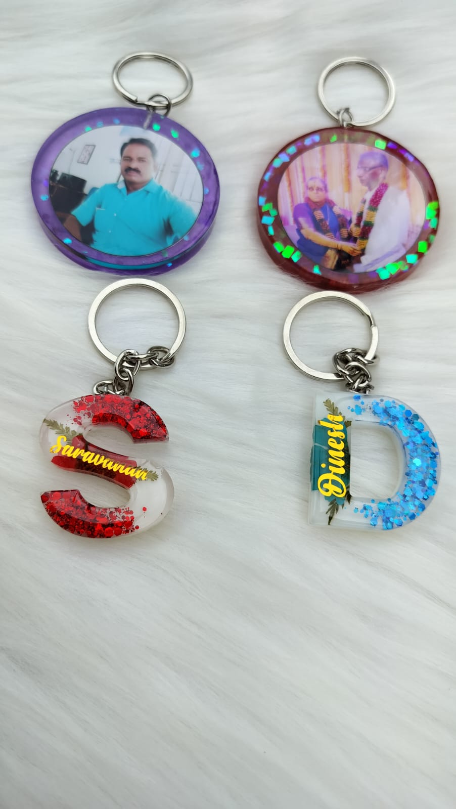 2.5"Key chain Round - Double side set