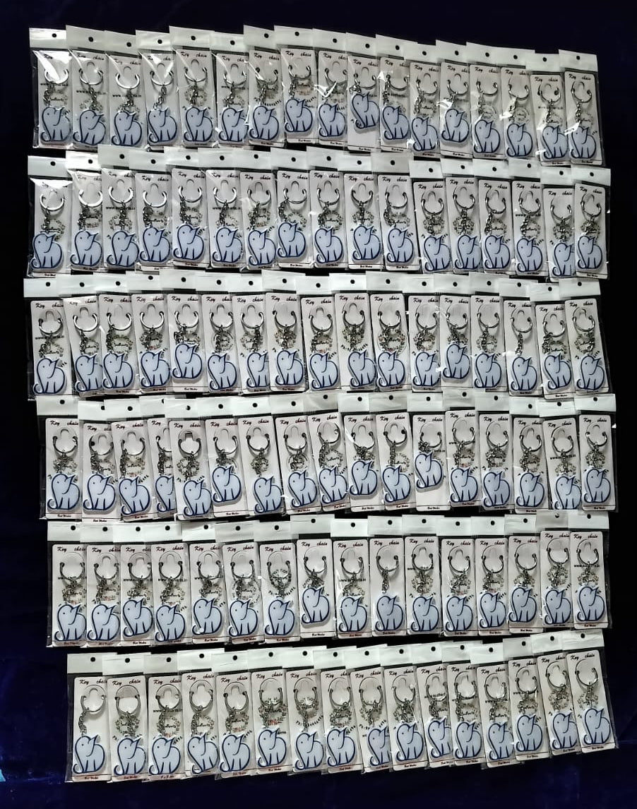 Double sided Logo keychains - Bulk order 100 keychains