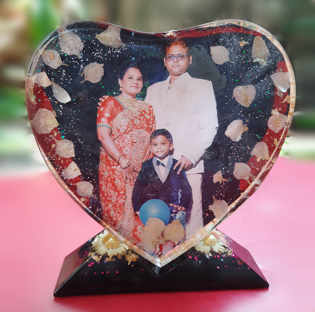 Heart Shape photo Frame with Light